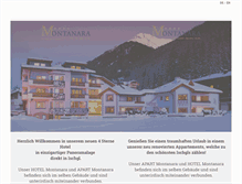 Tablet Screenshot of montanara.at